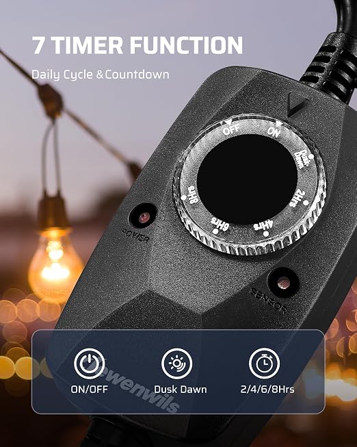 DEWENWILS Light Timer Outdoor Weatherproof - Image 5