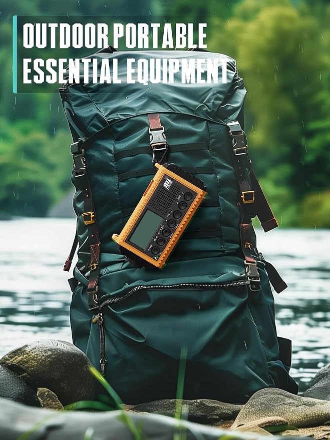 5000 Emergency Weather Radio- Portable Radio AM/FM/SW/NOAA - Image 7