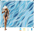 Famstar Beach Blanket Oversized Extra Large78 X 110", Waterproof Sandproof by Famstar