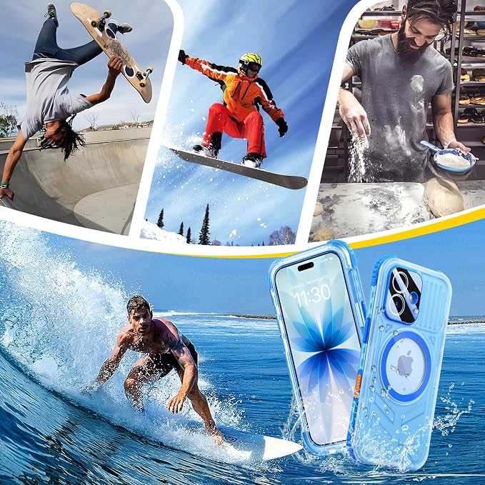 SPIDERCASE Magnetic for iPhone 17 Case Waterproof, 12FT Military Shockproof - Image 8