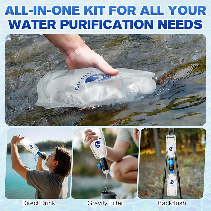 1L Collapsible Water Filter Bags and Water Filter Coupling Kit Compatible - Image 5