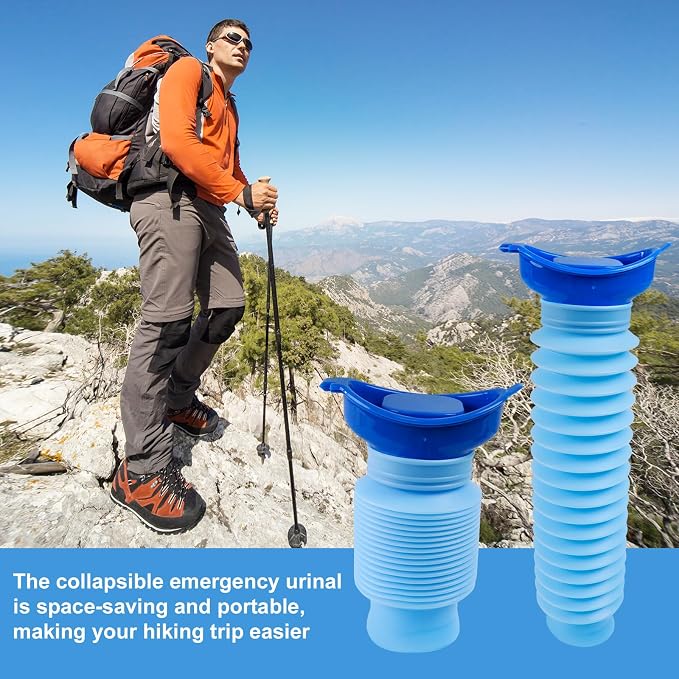 Pee Bottles for Men, Portable Urinal for Men, Collapsible Urine Bottle 750ML - Image 4