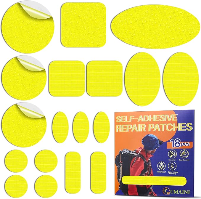 Down Jacket Repair Patch Kit, Outdoor Gear Tenacious Repair Tape, Self Adhesive by Unknown