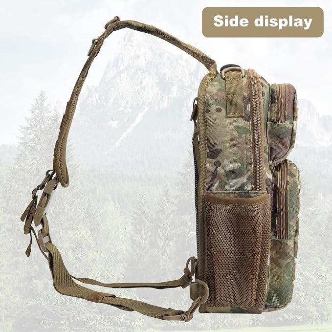 Rover Sling Pack Tactical Shoulder Sling Bag Backpack - Image 7