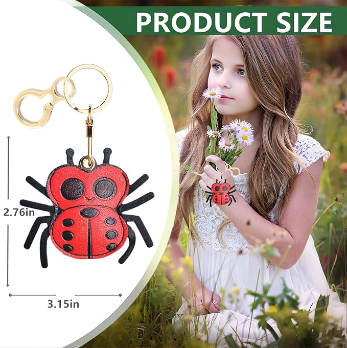 Leather Keychain Holder Case Compatible - Image 2