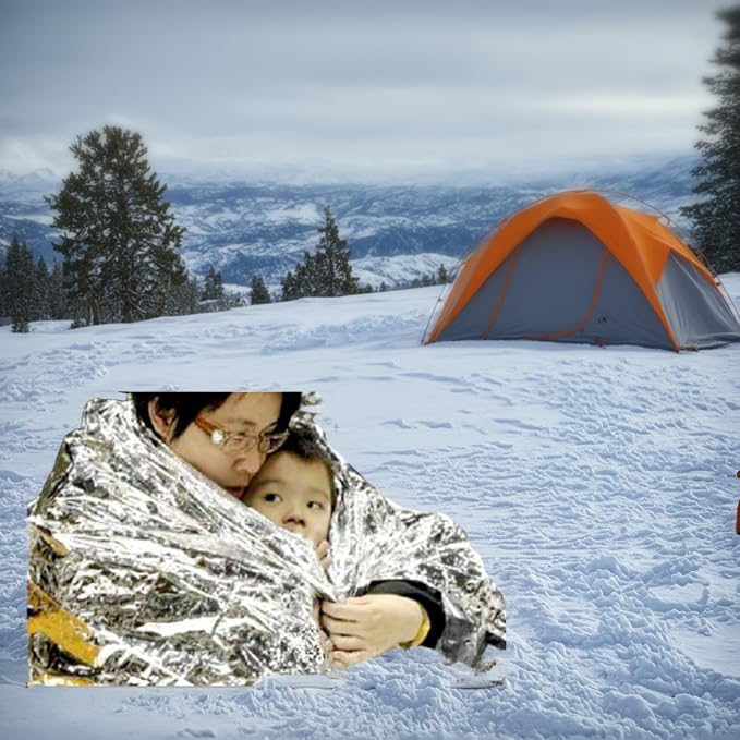 MEETSWEET Emergency Rescue Blanket Set of 8, Outdoor Survival Blanket Waterproof - Image 7