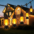Zeiliuled Flame Outdoor String Lights, 21FT Patio Lights by Zeiliuled