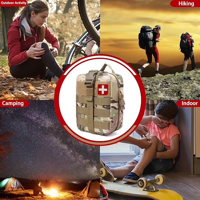 Universal IFAK Trauma First Aid Kit Molle Pouches Emergency Survival Kit - Image 6