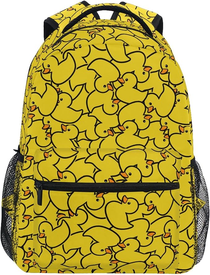 Wamika Yellow Ducks Backpack Farm Cartoon Animals School Backpacks Preschool by Wamika