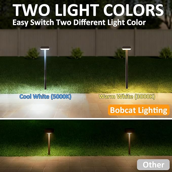 Bobcat Solar Pathway Lights Outdoor Super Bright 300 lumens - Image 6
