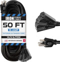 Iron Forge Cable 14 Gauge Outdoor Extension Cord 50 Ft by IronForgeCable