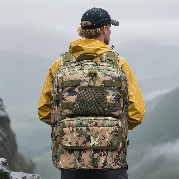 aiGear 50L Military Tactical Backpack 3 Days Assault Pack Large Day Backpack - Image 2