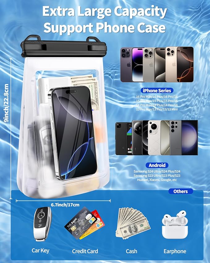 Extra Large Size Waterproof Phone Pouch - Image 2