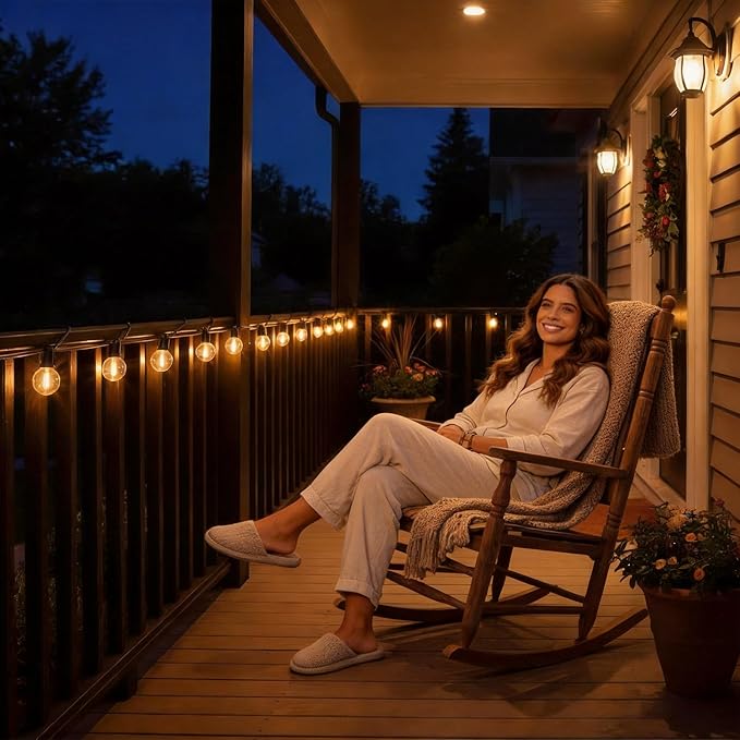 RTTY Outdoor String Lights 50 FT, Patio Light - Image 6
