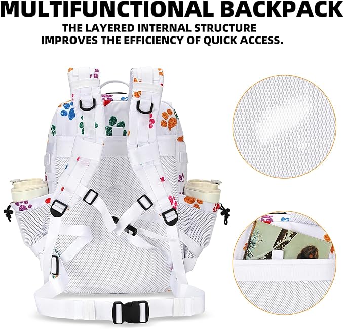Lovelinks21 25L Tactical Military Backpack Small Travel Rucksack - Image 3