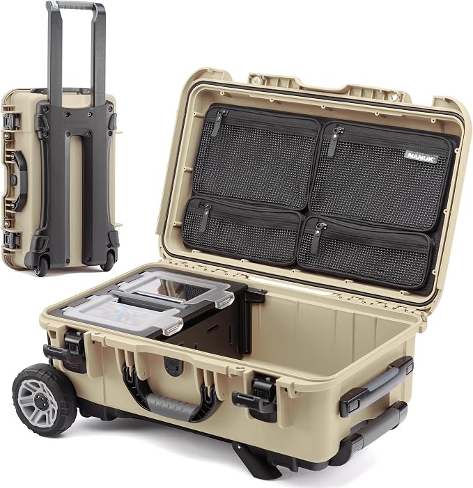 NANUK Trail 30 – 28.5L Waterproof Storage Box Wheeled and Modular Cargo Case by NANUK