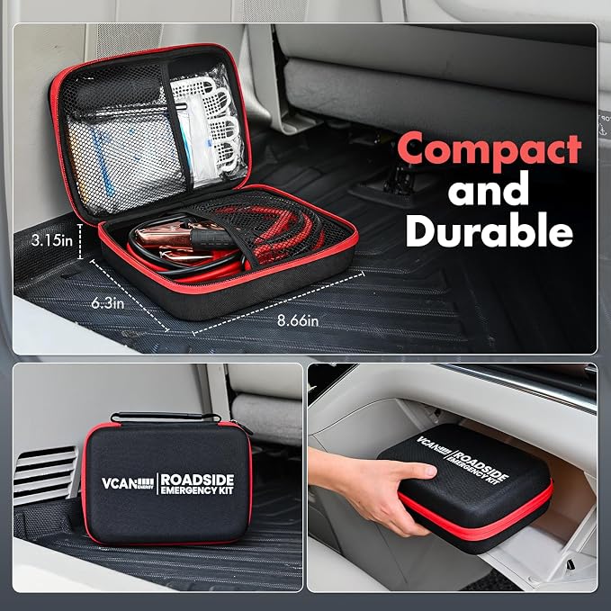 VCANENERGY Car Emergency Safety Kit Bag - Image 3
