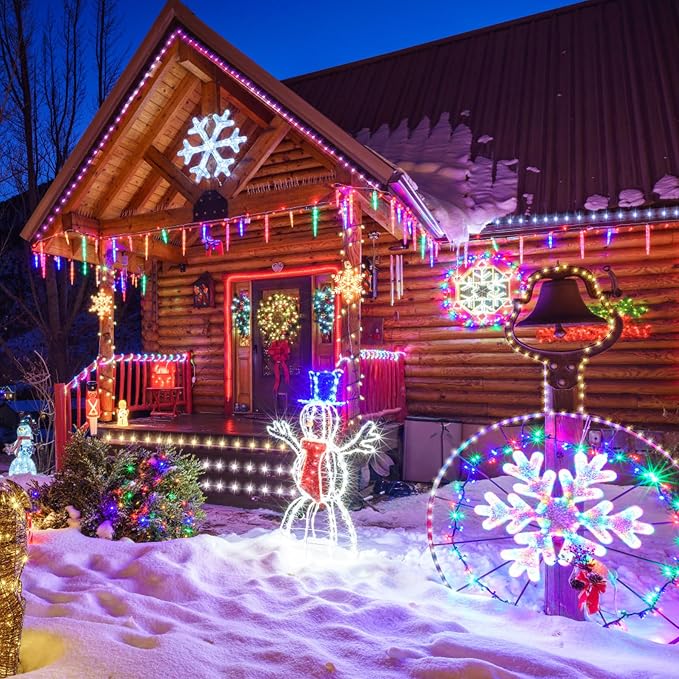Nazuwke 99Ft LED Rope Lights Outdoor, 18 Colors Changing Fairy String Light - Image 7