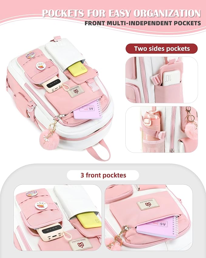 Hidds Laptop Backpacks 15.6 Inch School Bag Elementary Middle High College - Image 4