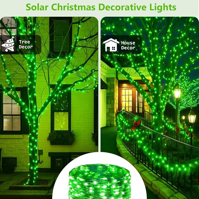 Extra-Long 144FT Solar String Lights - Image 5