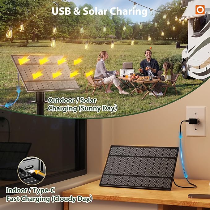 addlon 54FT Solar String Lights Outdoor Waterproof - Image 5