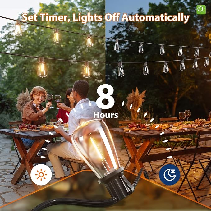 KYY 78FT Solar String Lights Outdoor - Image 7