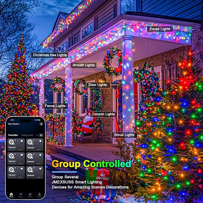 JMEXSUSS 800 LED RGB String Light Outdoor Indoor - Image 4