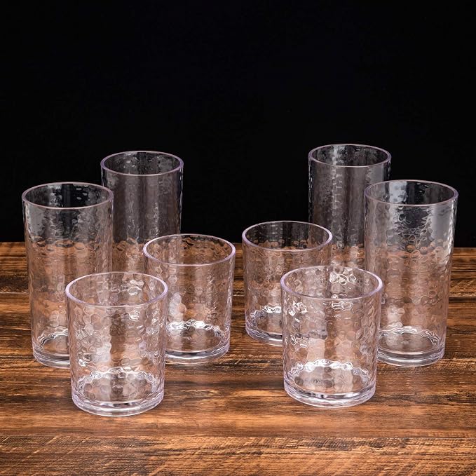 KX-WARE 14-ounce and 20-ounce Acrylic Glasses Plastic Tumbler, Dishwasher Safe - Image 6