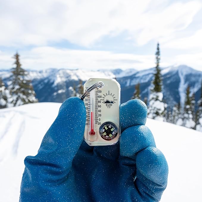 Sun Company LumaGage | Multi-Functional Glow-in-The-Dark Zipper Pull Compass & - Image 2