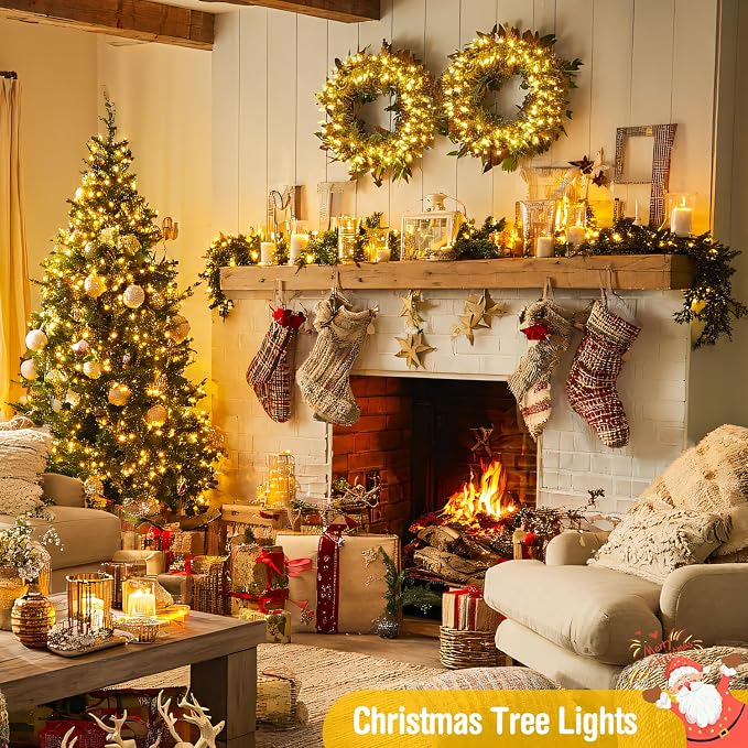 JMEXSUSS 229ft 700 LED Christmas Lights Outdoor, Christmas Tree Lights Plug in - Image 2