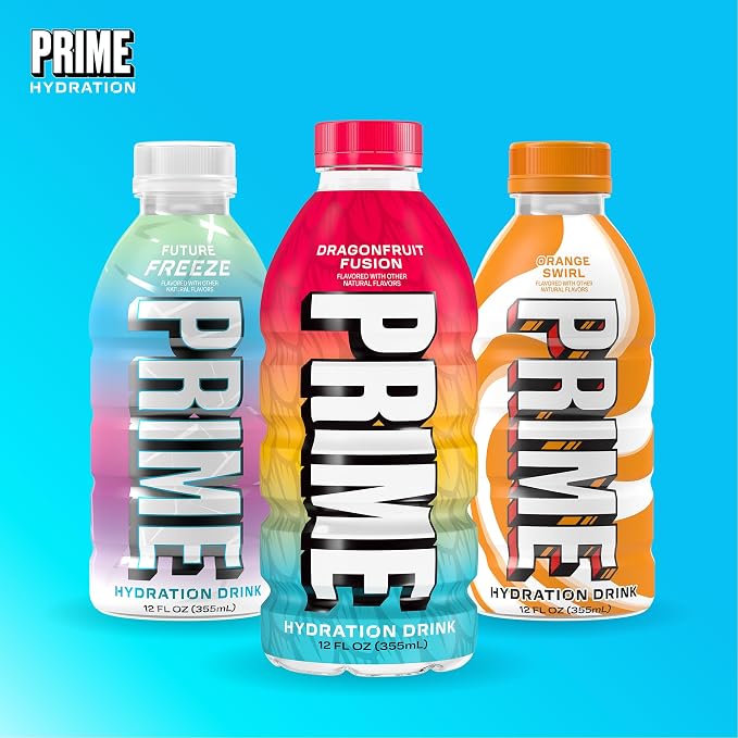 PRIME HYDRATION Variety, Dragonfruit Fusion, & Future Freeze Sports Drinks - Image 8