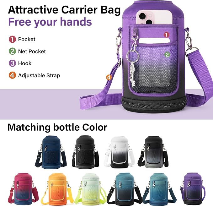 DYSANKY 1 Gallon Water Bottle Insulated | Thickened Stainless Steel Vacuum - Image 6