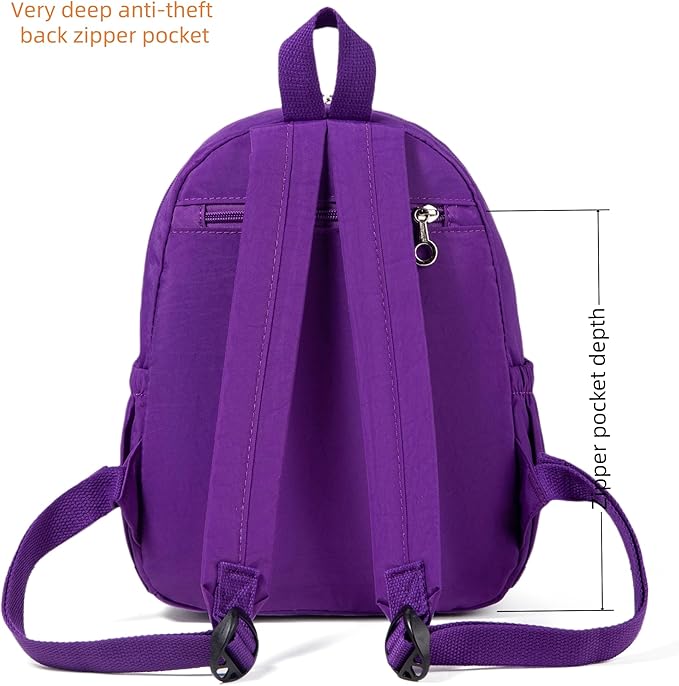 AOTIAN Mini Lightweight 11.8 Inch Backpack Durable Travel Hiking Women and - Image 4