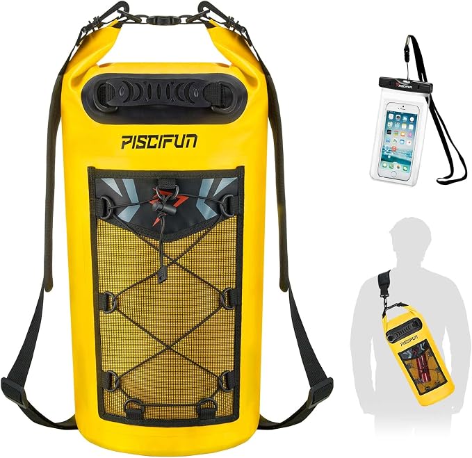 Piscifun Dry Bag, Waterproof Floating Backpack 10L/20L/30L/40L by Piscifun