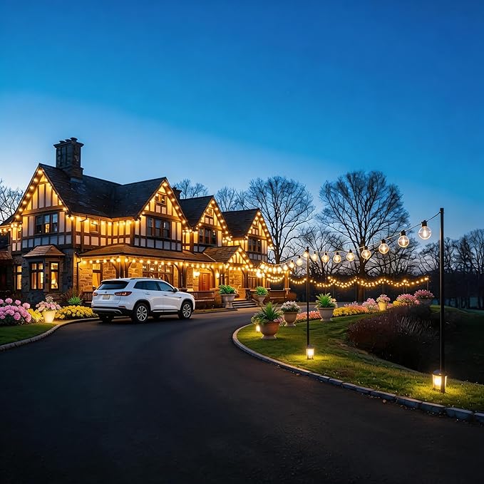 RTTY 300 FT Outdoor String Lights Patio Light - Image 6