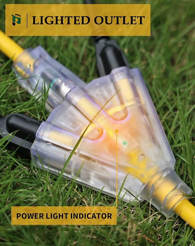 25Ft 12/3 Outdoor Extension Cord - Image 5