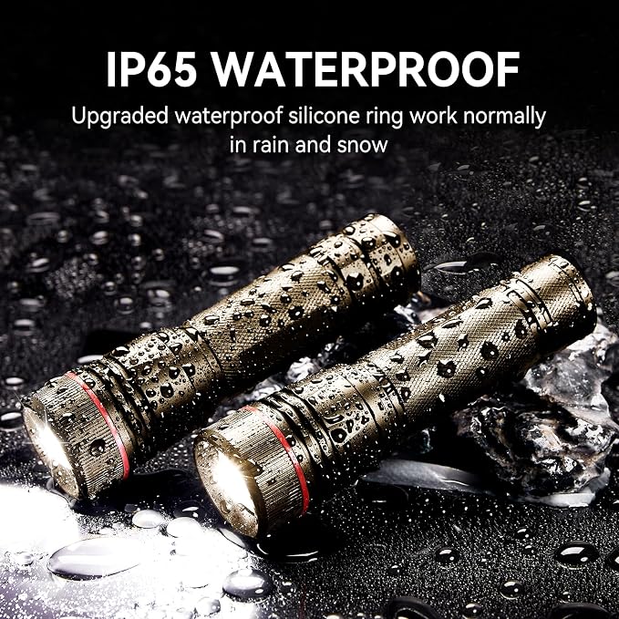 WdtPro Rechargeable Flashlights High Lumens, 2 Pack 10H Long Lasting Super - Image 5