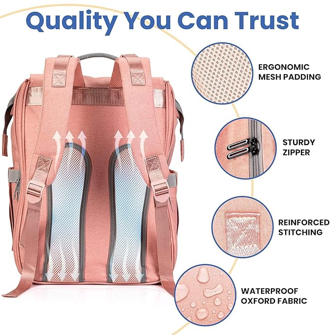 PILLANI Baby Diaper Bag Backpack - Image 6