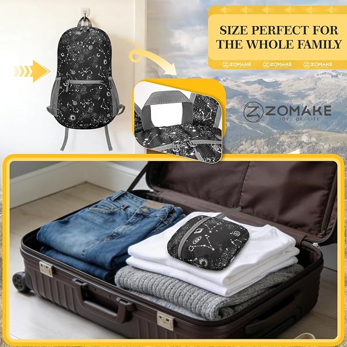 ZOMAKE Ultra Lightweight Hiking Backpack 20L, Packable Small Backpacks Water - Image 6