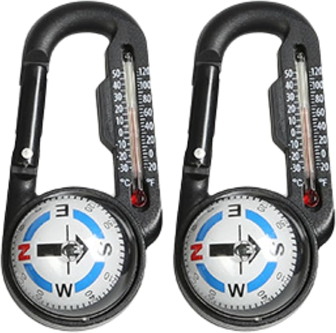 Trekker's Compass Crew Carabiner Compass by Unknown