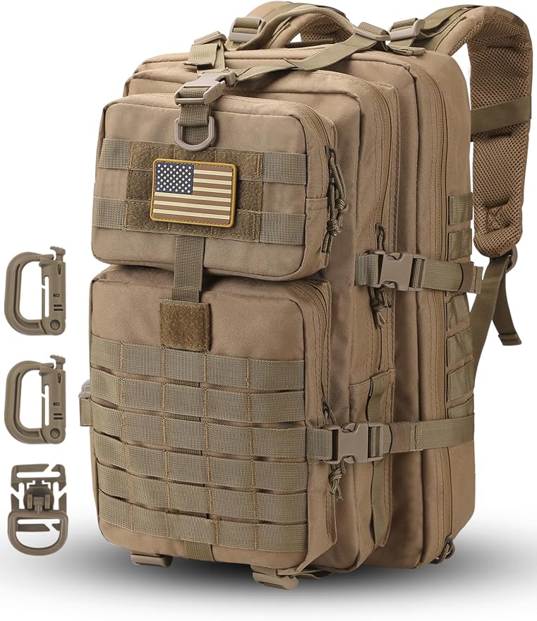 Hannibal Tactical MOLLE Assault Pack, Tactical Backpack Military Army Camping by HannibalTactical