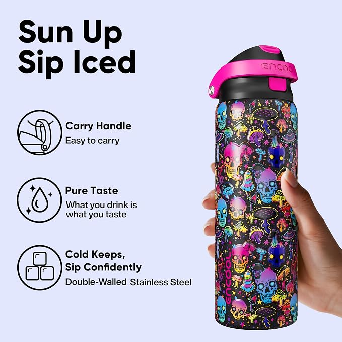 Encool SwiftSip Insulated Stainless Steel Water Bottle - Image 4