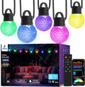 APPECK Outdoor String Lights 50ft, RGBW Color Changing Patio Lights by APPECK