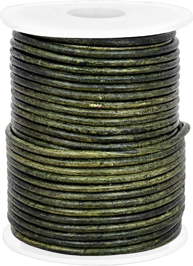 GENIQUE Real/Genuine Round Leather String Cord - Image 2