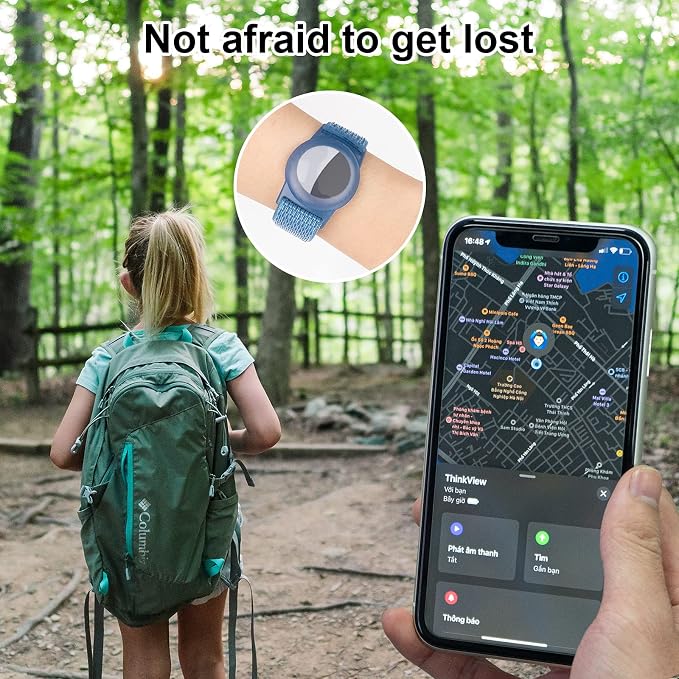 Kids Wristband Compatible with Apple AirTag, Protective Case - Image 4
