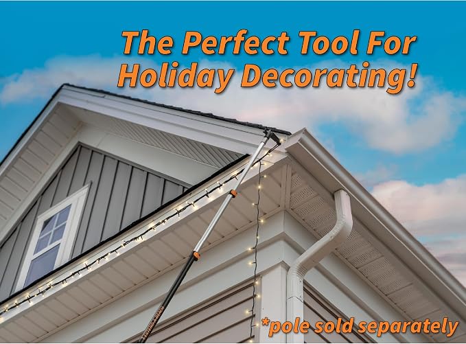 EXTEND-A-REACH Christmas Light Hanger Tool Attachment // Christmas Light - Image 2