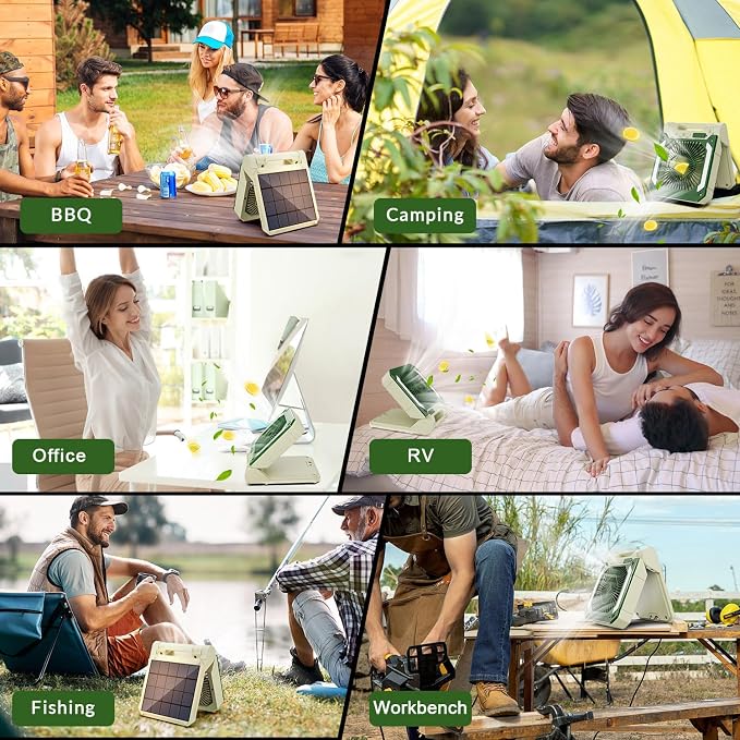 20000mAh Portable Fan Rechargeable - Image 8