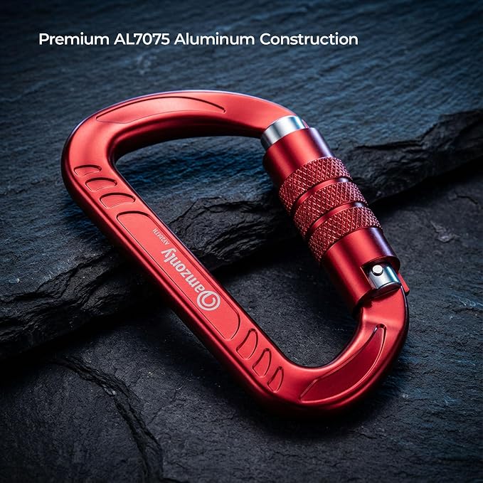 3inch Auto Locking Carabiner Clips Heavy Duty, 12KN /2697lbs Lightweight - Image 6