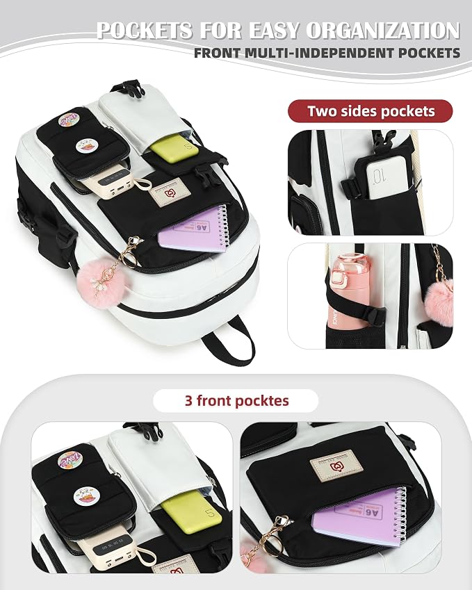 Hidds Laptop Backpacks 15.6 Inch School Bag Elementary Middle High College - Image 4