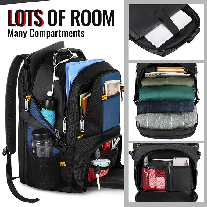 YOREPEK Large Backpack for Men, Extra Large Laptop Backpacks for Men Women - Image 2